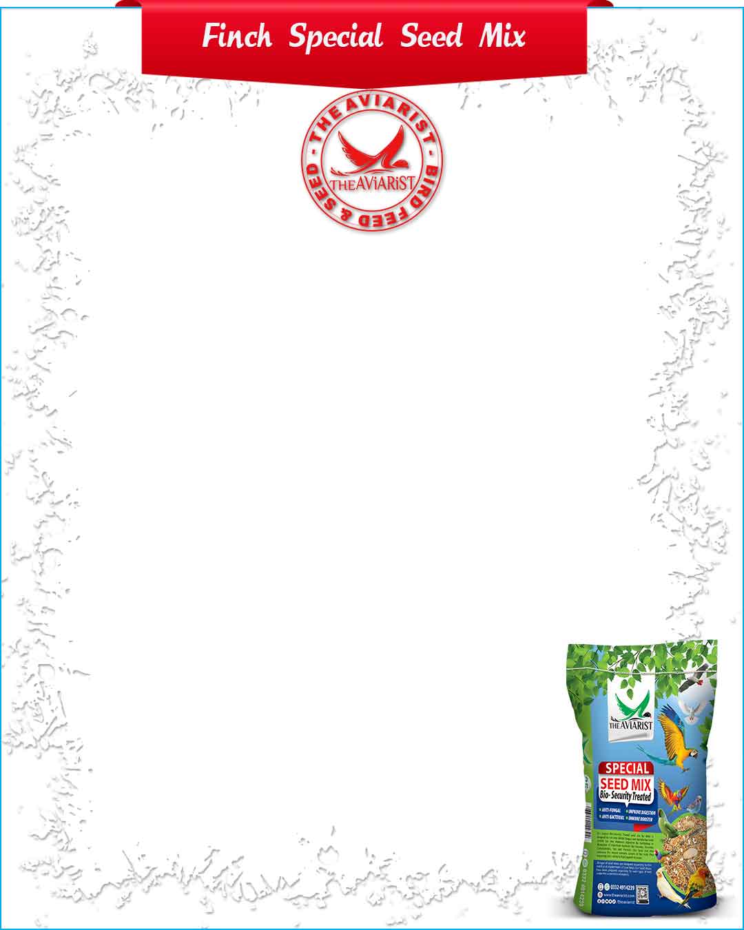 Special Seed Mix for finch - The Aviarist